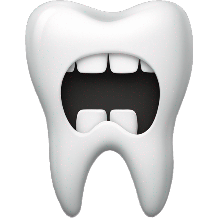 a tooth wear a brace emoji