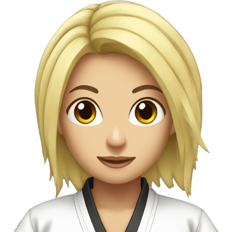 female with black hair bjj emoji