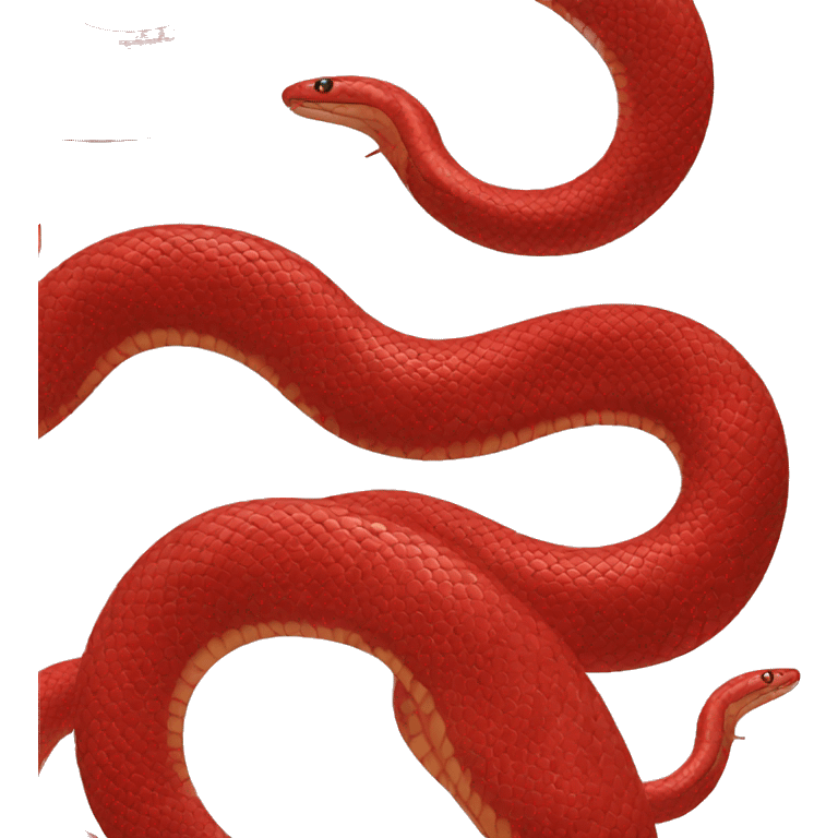 red snake emoji