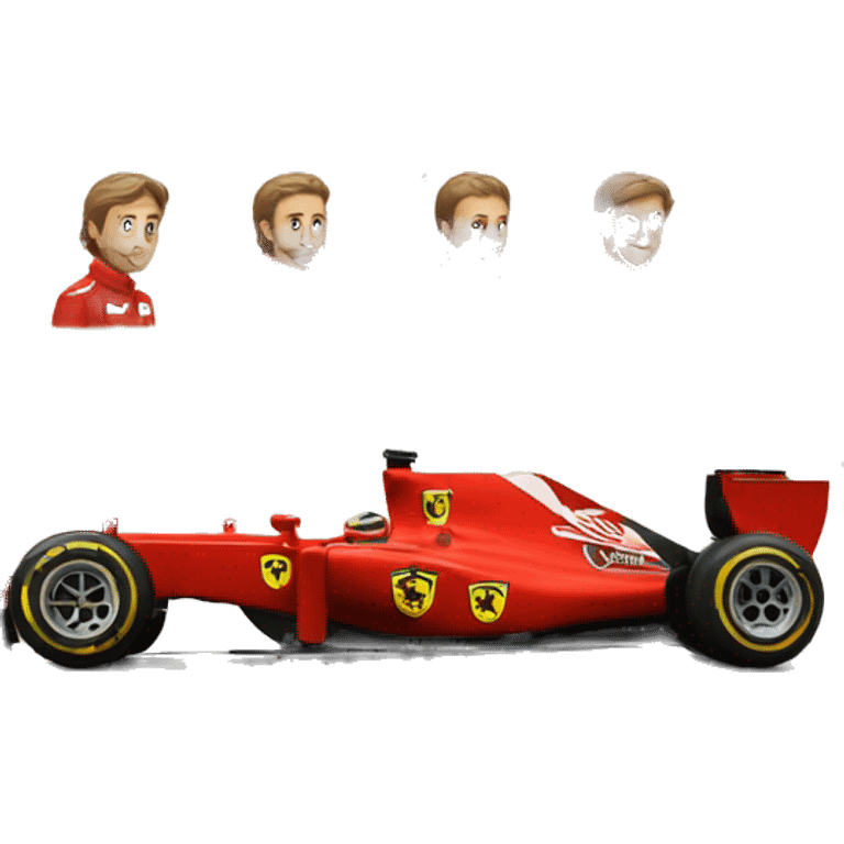 formula 1 ferrari emoji