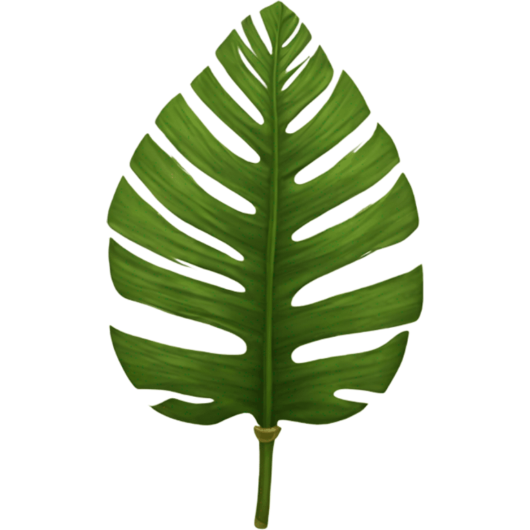 Palm frond with ornament  emoji