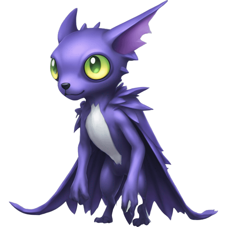 cute cool edgy sharp eldritch ethereal Digimon-Fakemon-animal full body emoji