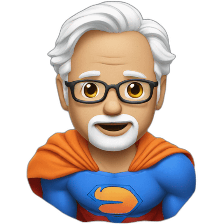 Modi super man emoji