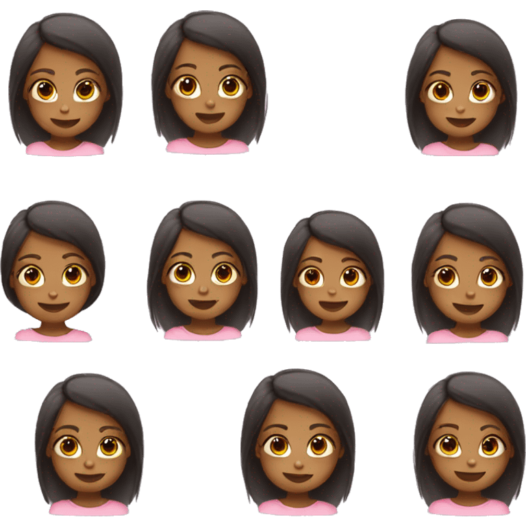 Cute girl emojis emoji