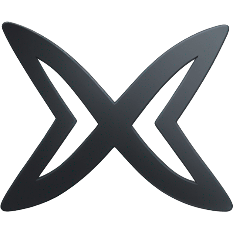 A sleek, minimalist logo symbolizing XRP, resembling an upward-moving arrow, with bold curves forming a futuristic "X" shape. This dynamic icon suggests momentum and growth, capturing the spirit of advancement, speed, and financial revolution. emoji