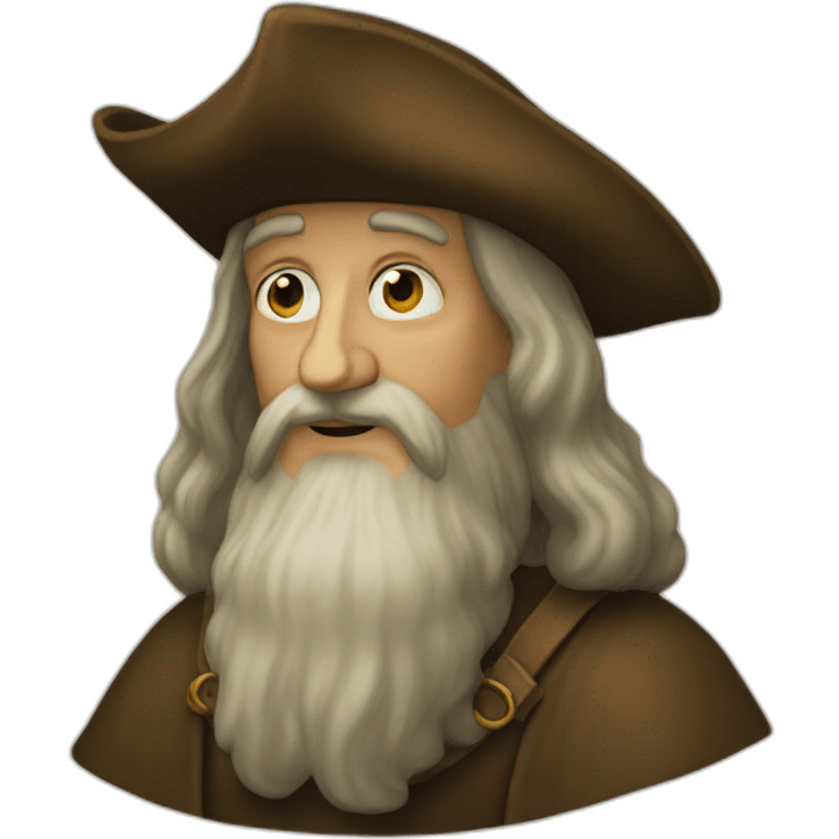 Leonardo da Vinci emoji