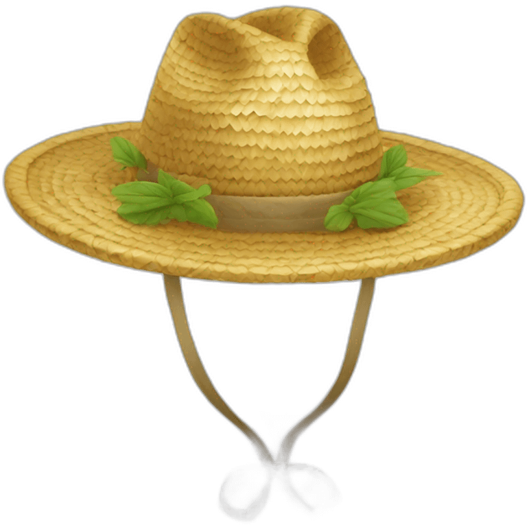 Chapeaux de paille emoji