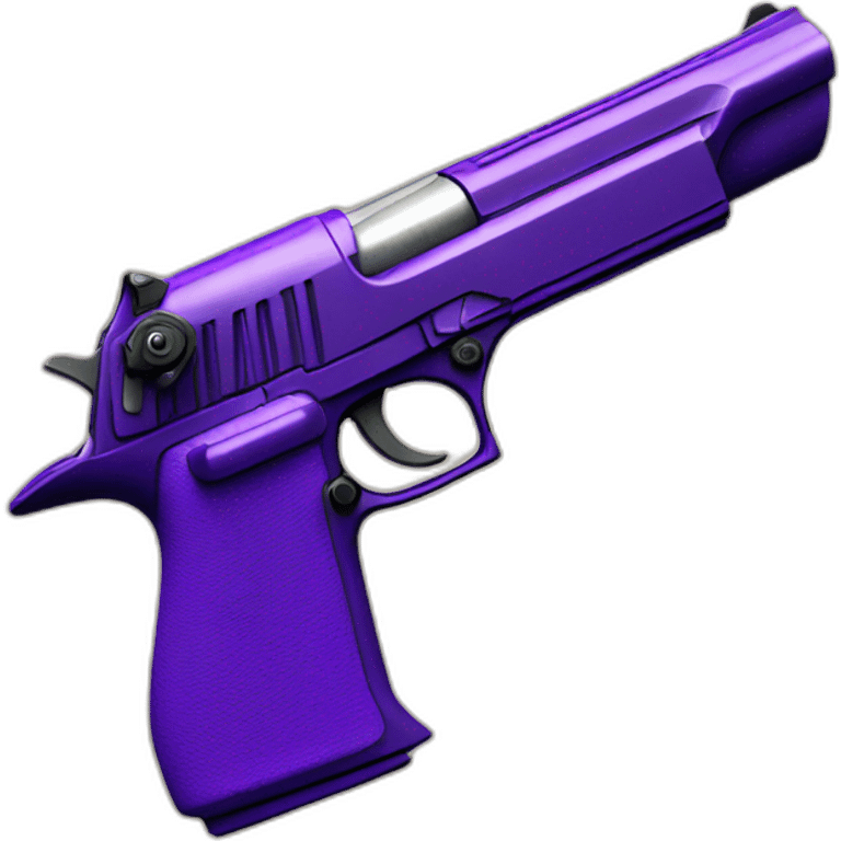 Desert eagle animacao roxo emoji