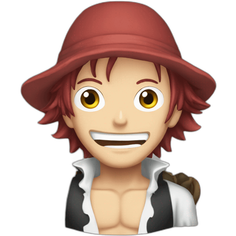 One piece shanks emoji