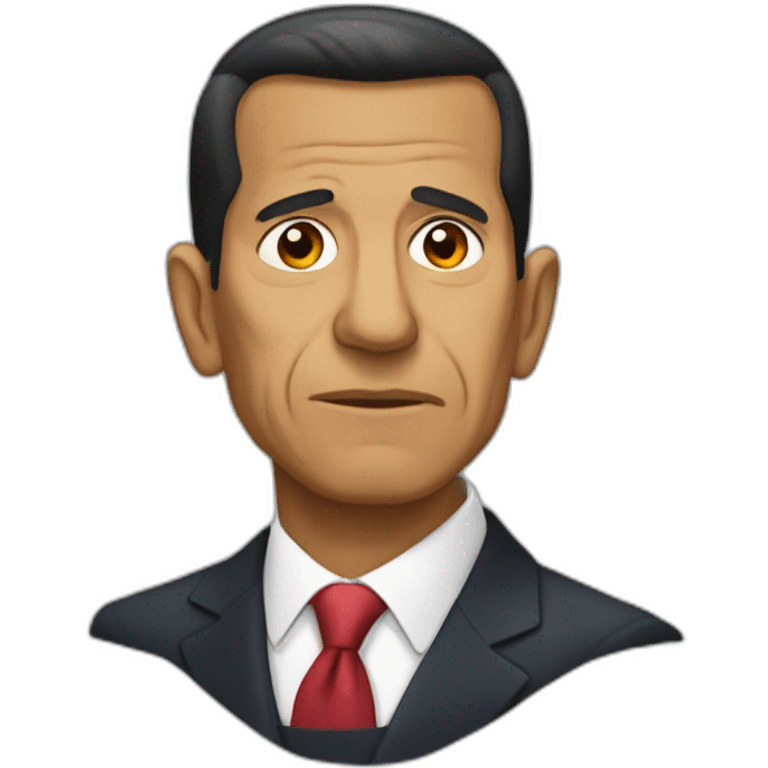 former president antauro humala serious emoji