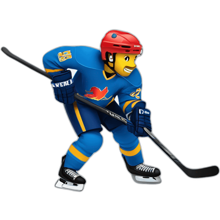 Phénix bleu hockey  emoji