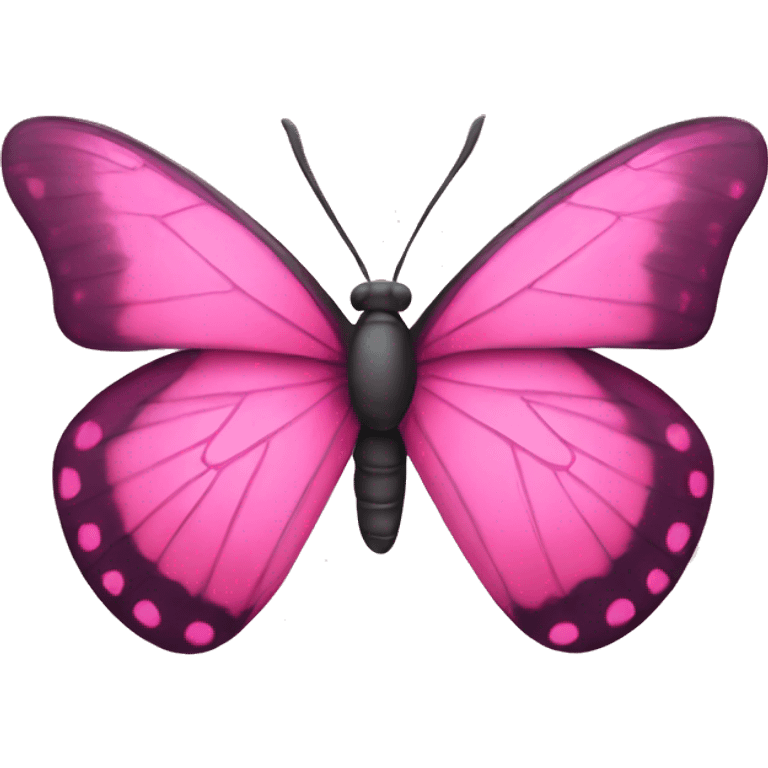 pink butterfly emoji