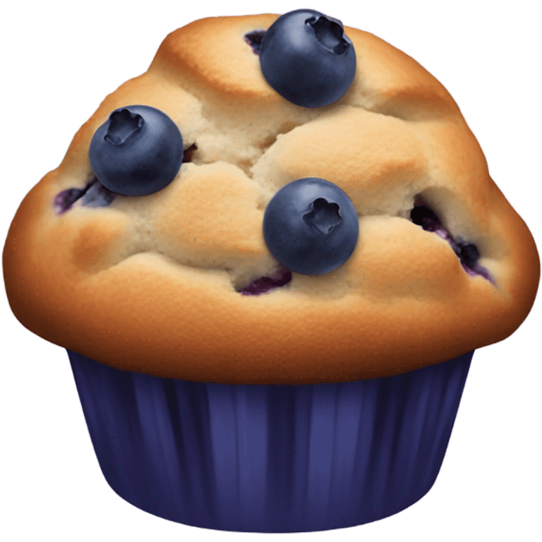 Blueberry muffin  emoji