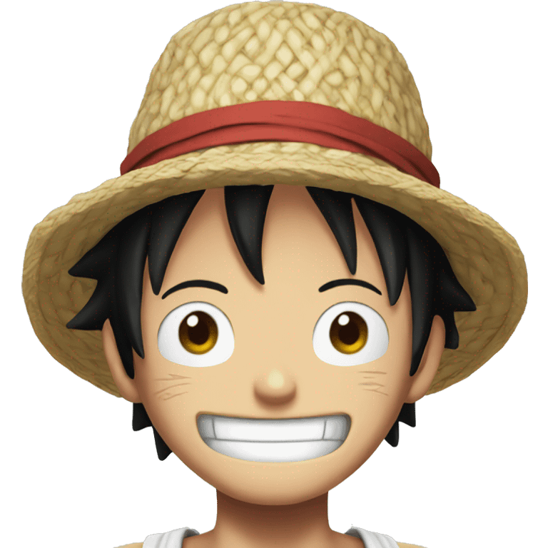 Luffy from one piece emoji