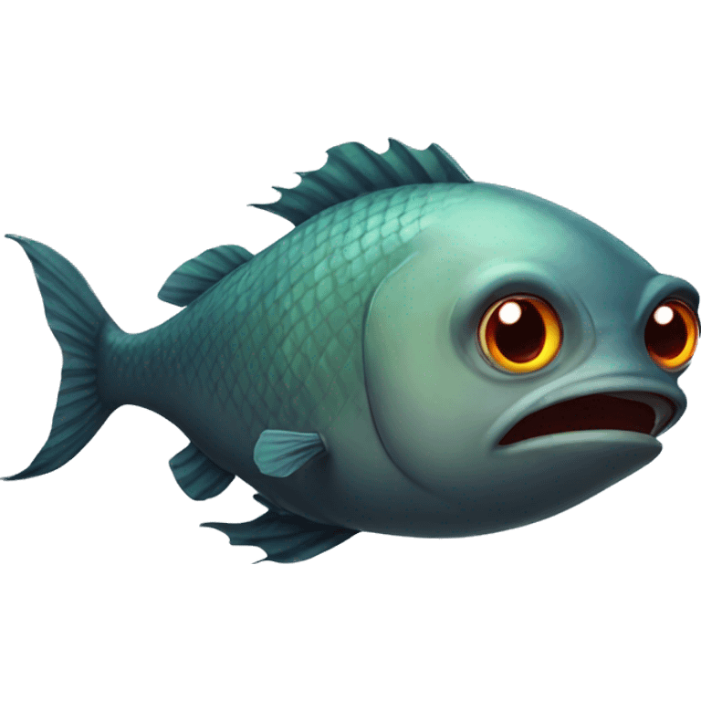 evil fish emoji