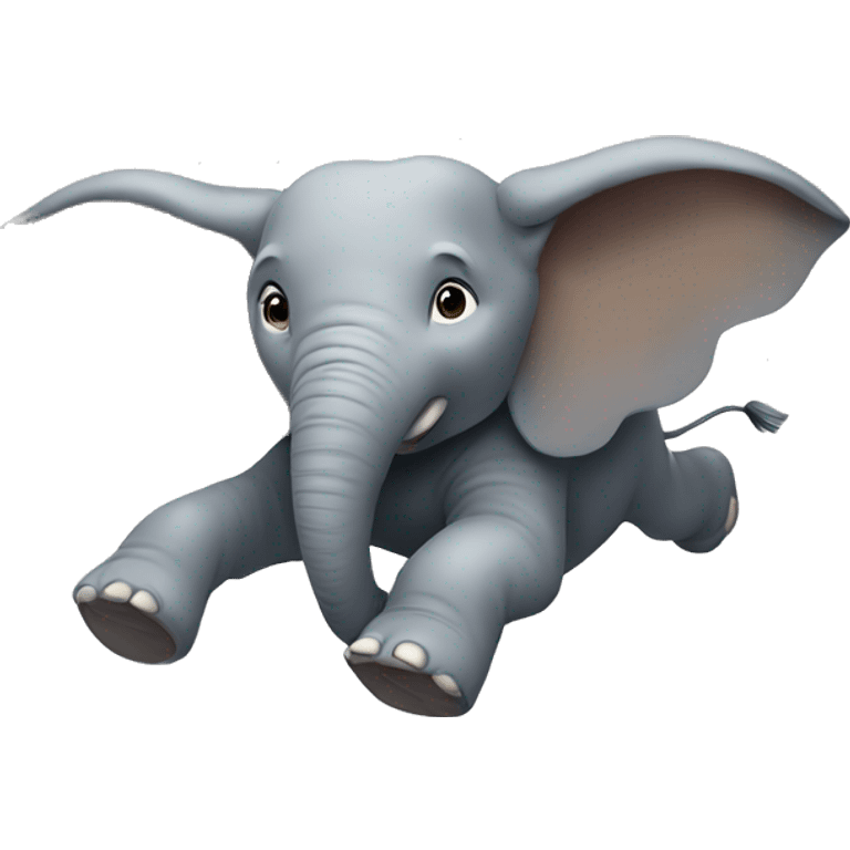 flying elephant emoji