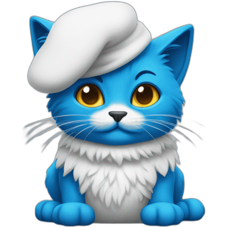 Smurf cat emoji