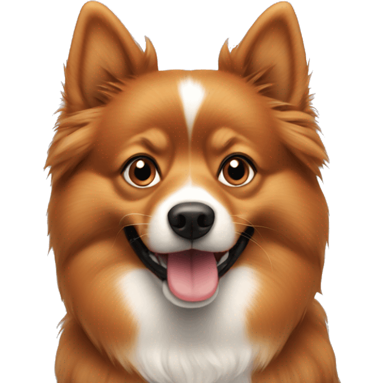 red spitz dog emoji