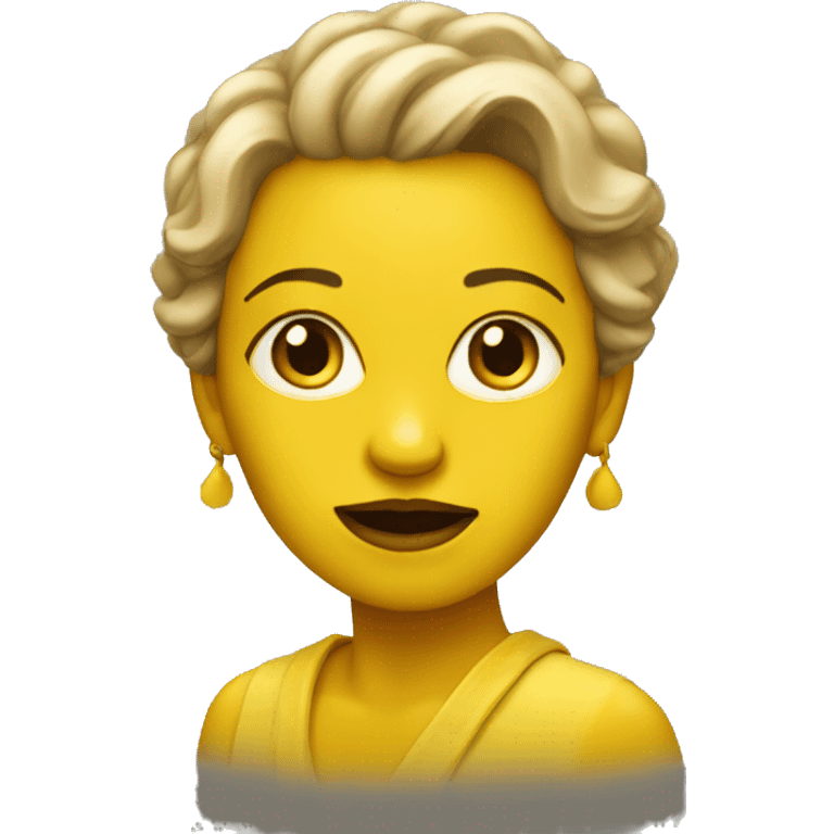 yellow woman artist emoji