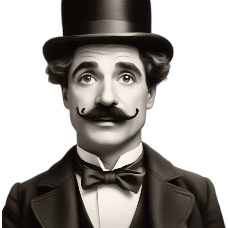 Charlie Chaplin Moustache emoji