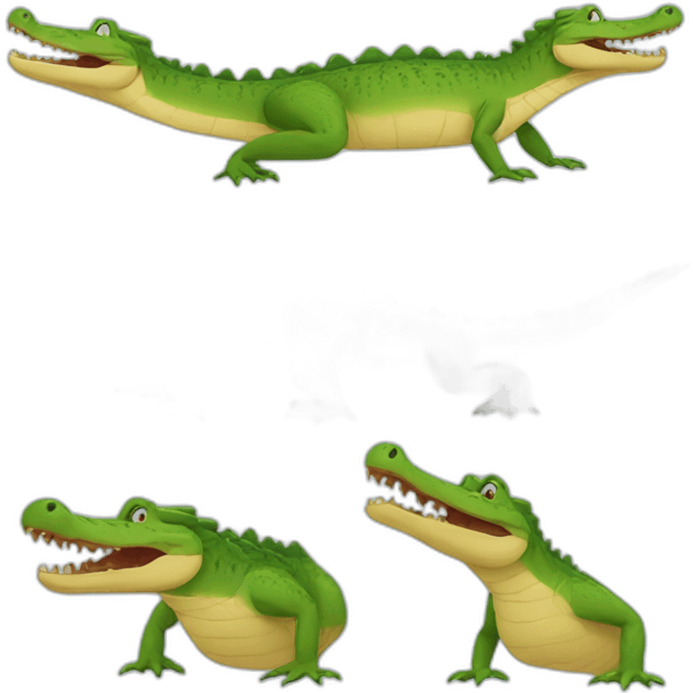 Crocodile one piece emoji