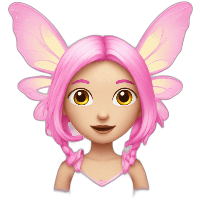 fairy;pink emoji