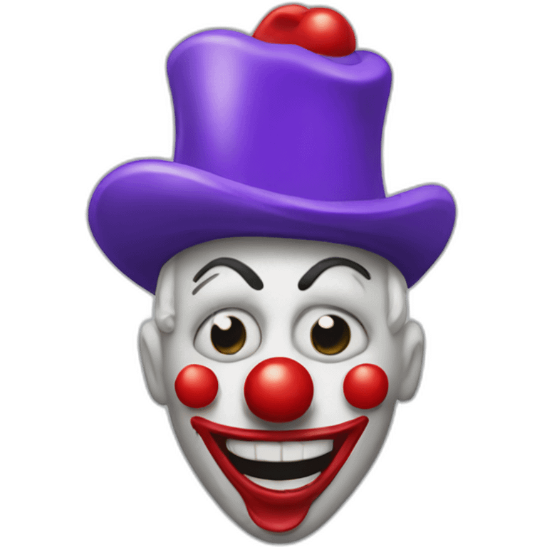 Drill style clown emoji