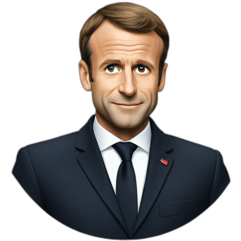 Emmanuel Macron emoji