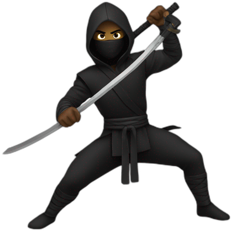 Black ninja emoji