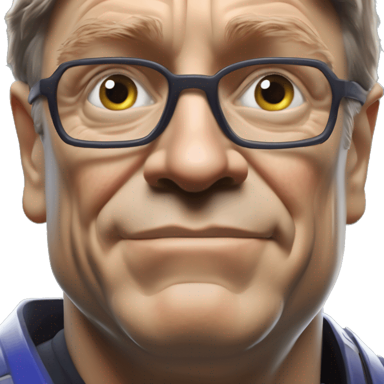 Warcraft soccer Bill Gates in Marvel Avengers style, oil paint, mysterious eyes, intricate lips, masterpiece pose, odd perspective, beautiful, desirable, logical emoji