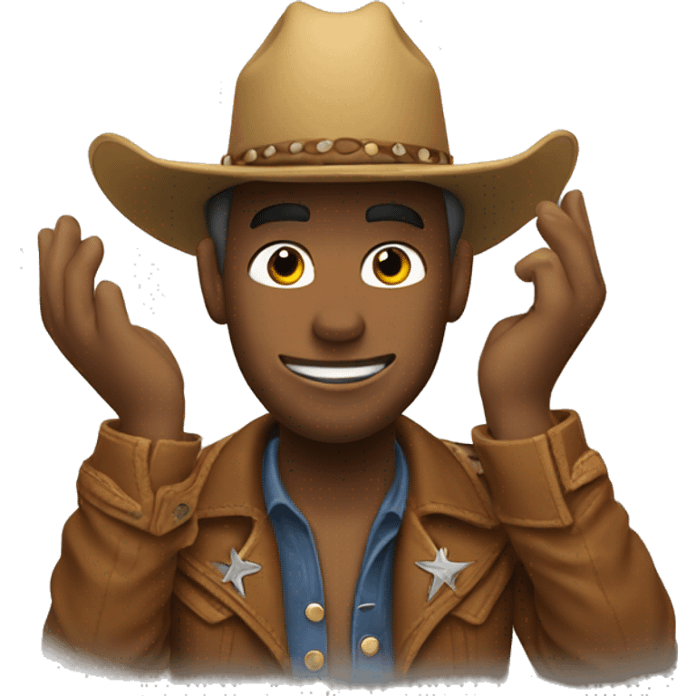 cowboy tipping his hat emoji