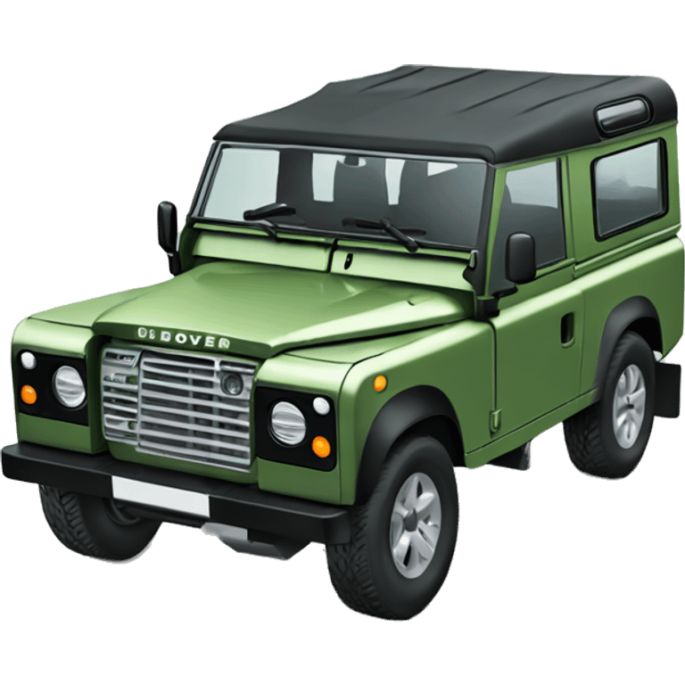 land rover verde ecuro emoji