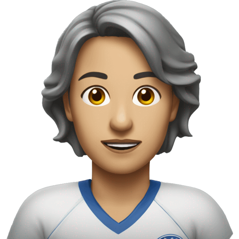 Barbara Bação a jogar paddel emoji