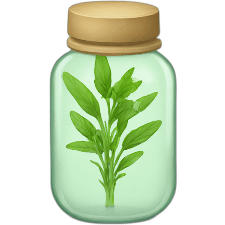 herbs in jar emoji