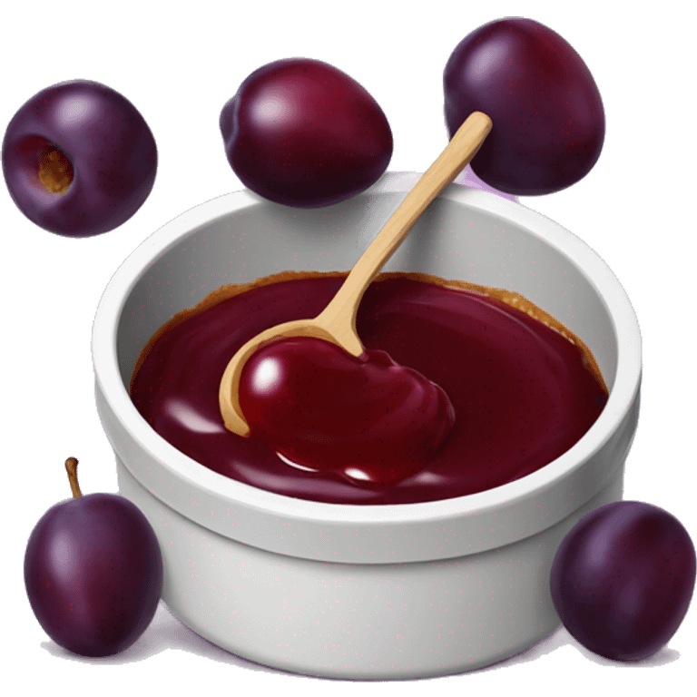 Plum jam emoji