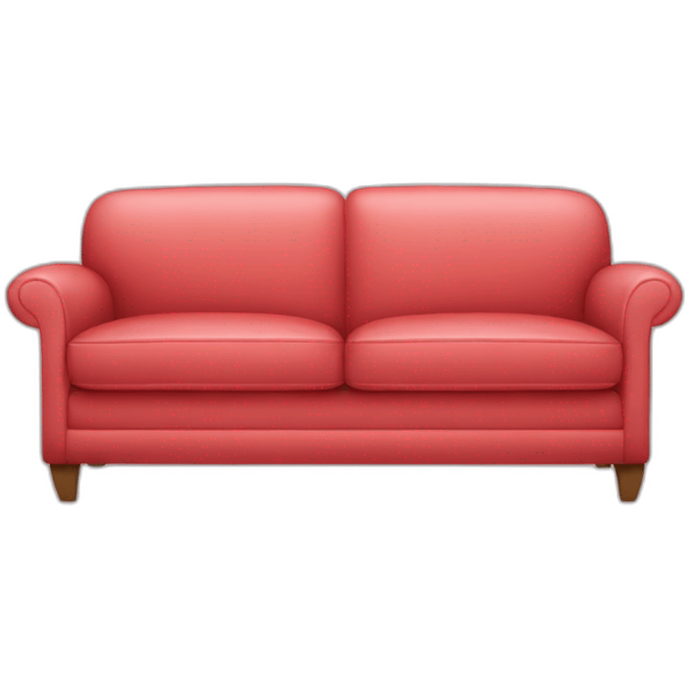 pale red sofa emoji