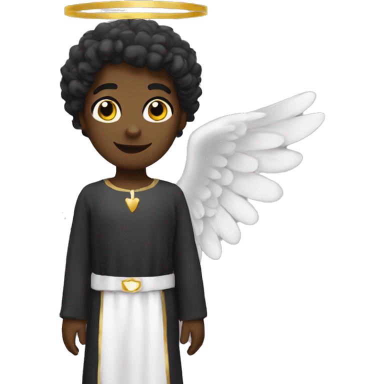 Black  angel emoji