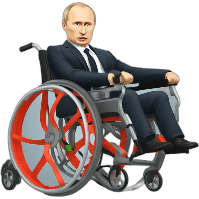 Furious vladimir putin wheelchair ride emoji