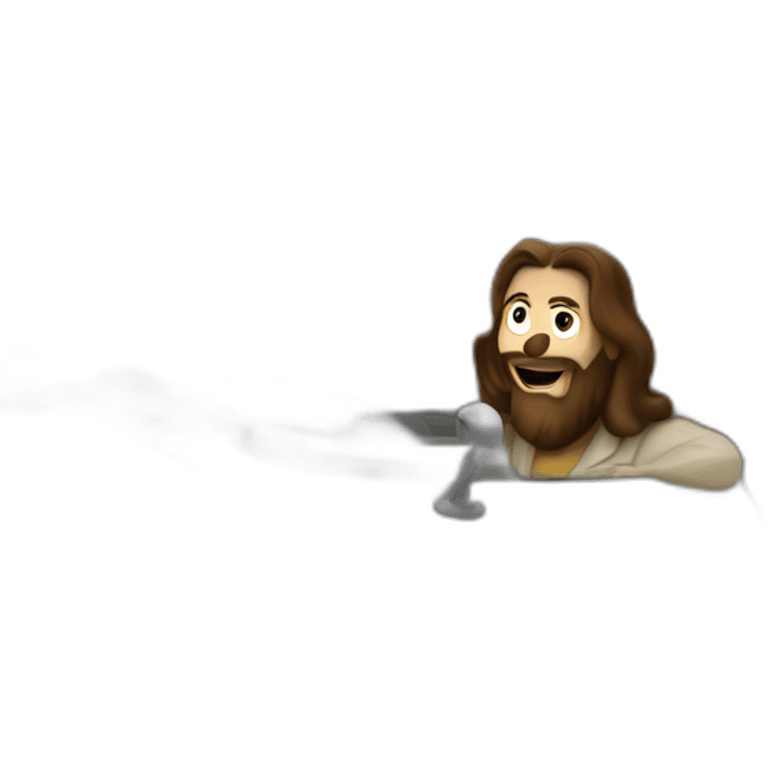 jesus in the ghostbusters car emoji