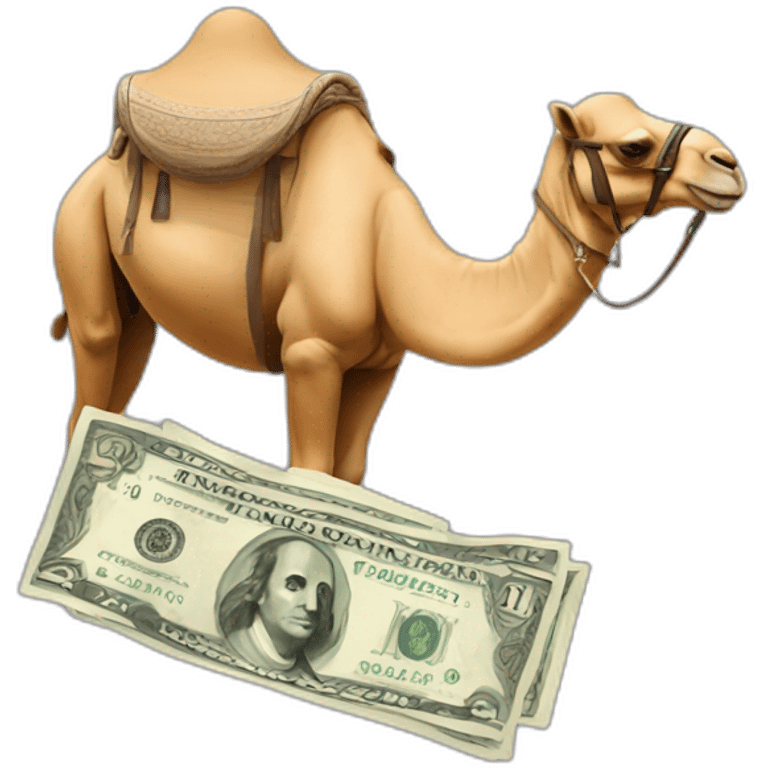 Money camel tourism fashion emoji