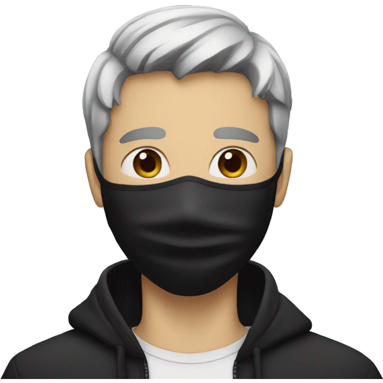 guy with black mask  emoji