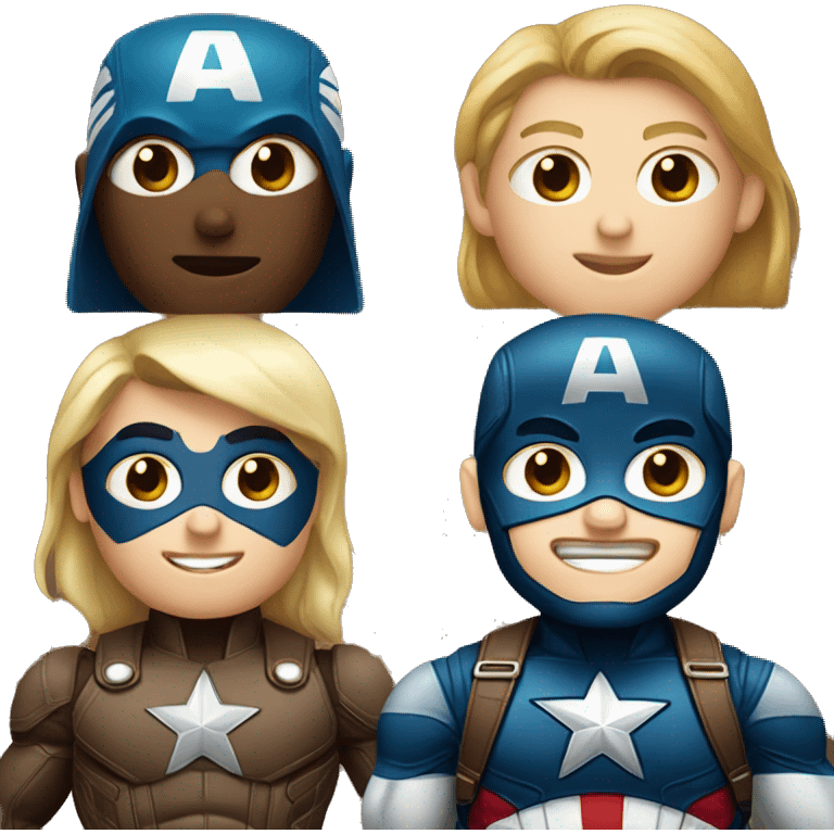 make a piddy and captain america emoji emoji