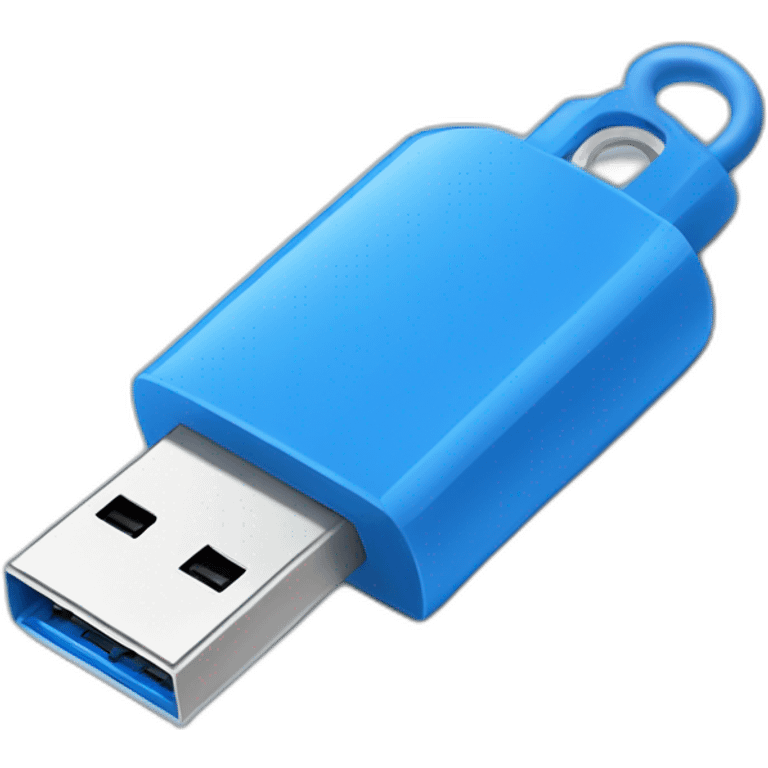 blue-usb-memory emoji