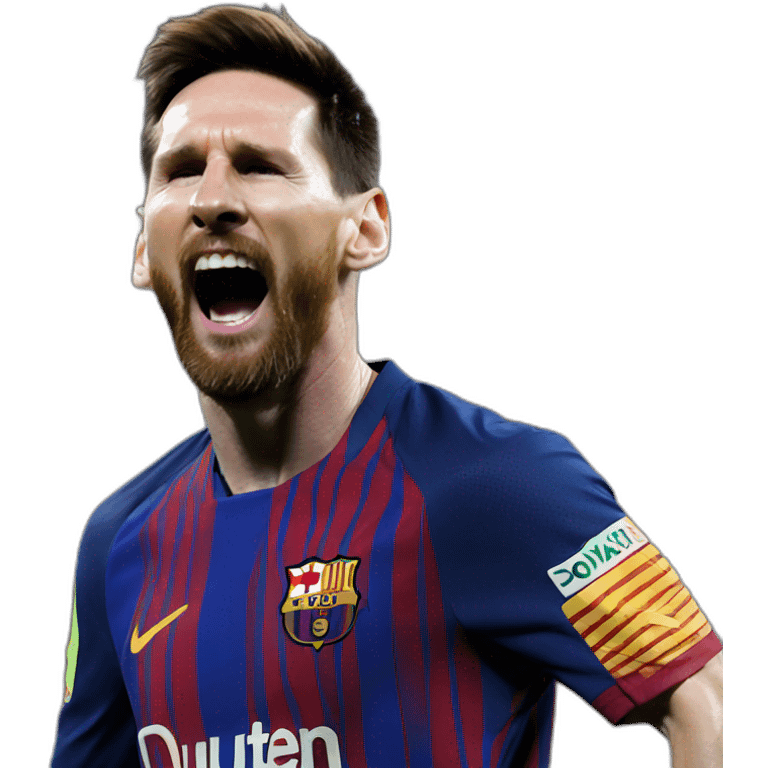 Messi réaction  emoji