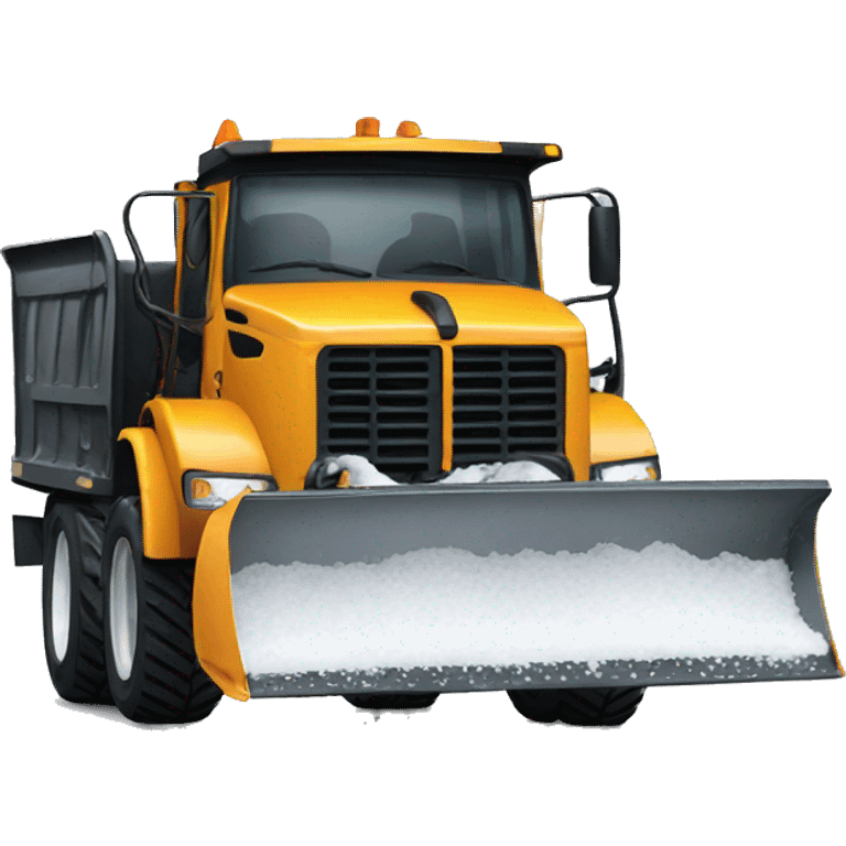 Snow plow emoji