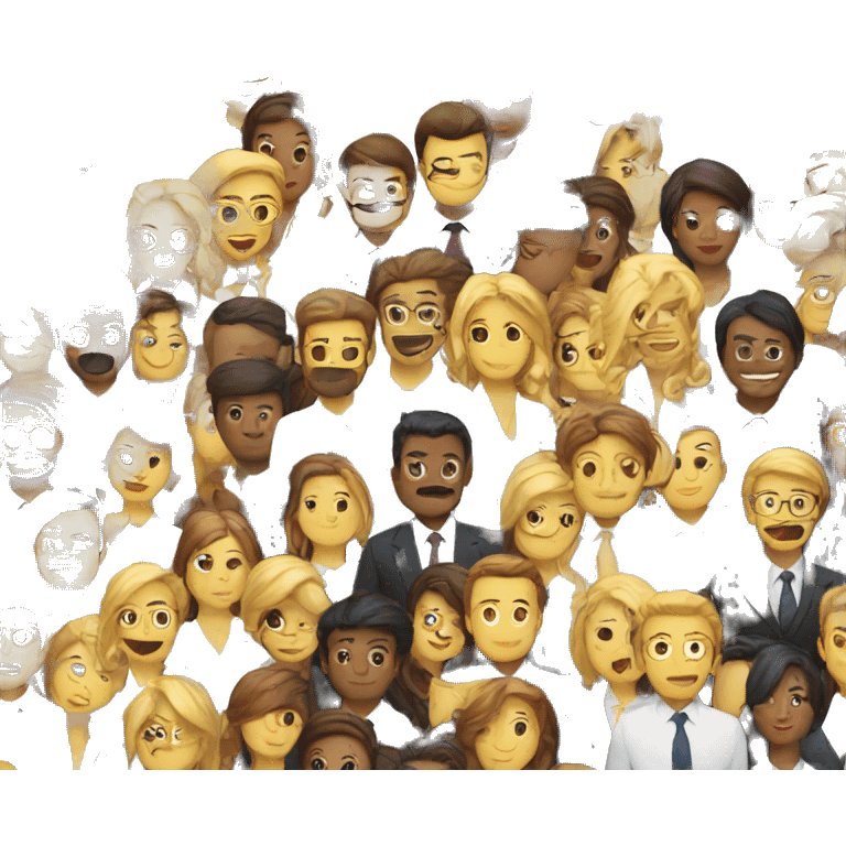 world of business emoji