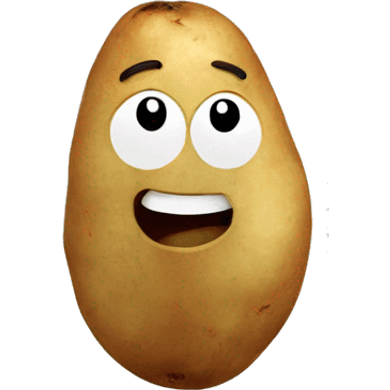 one single potato emoji