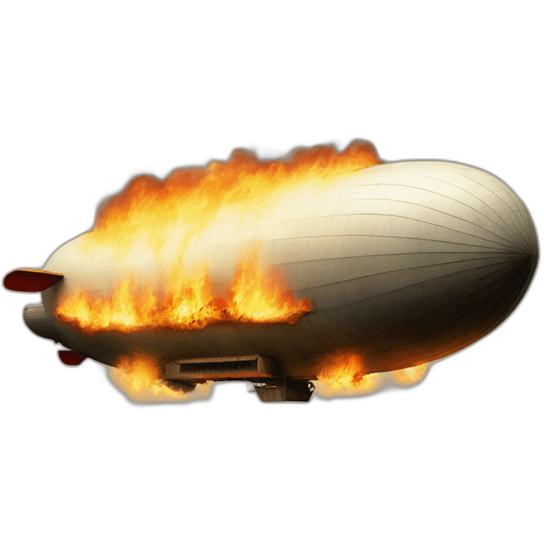 zeppelin hindenburg burning emoji