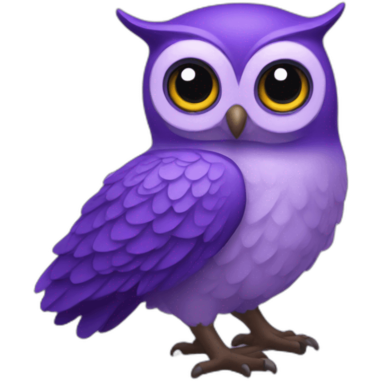 violet owl emoji