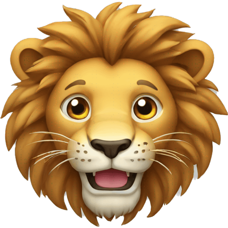 Lion with thumbs up emoji